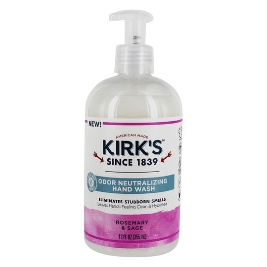 Kirk's Natural - Odor Neutralizing Hydrating Liquid Hand Soap Rosemary & Sage - 12 fl. oz.