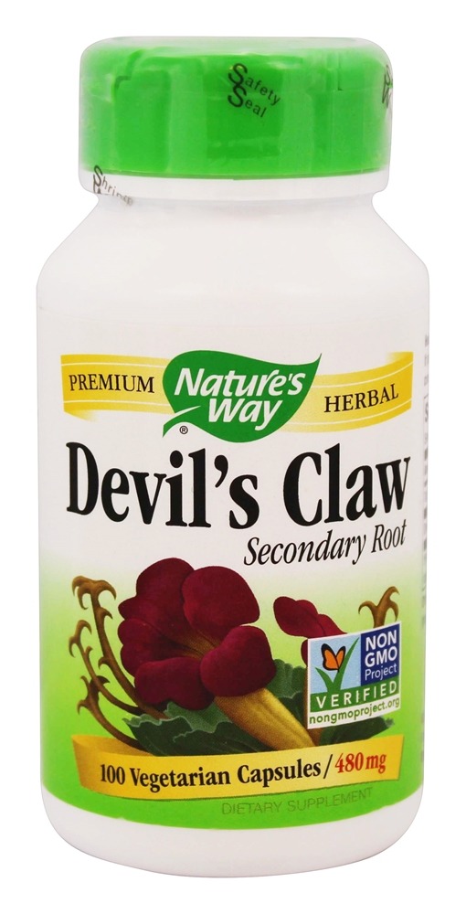 Nature's Way - Devil's Claw Secondary Root 480 mg. - 100 Vegetarian Capsules