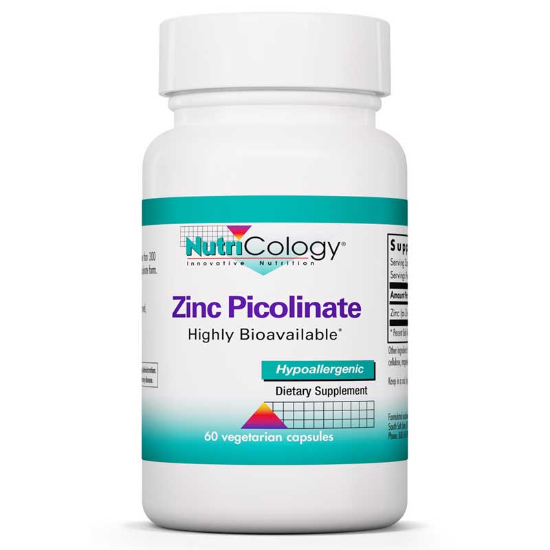 Nutricology Zinc Picolinate 60 Veg Capsules
