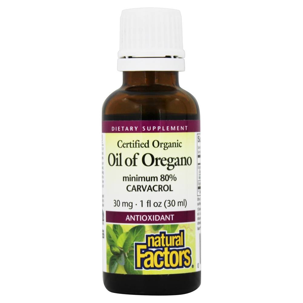 Natural Factors - Organic Oil of Oregano - 1 fl. oz.