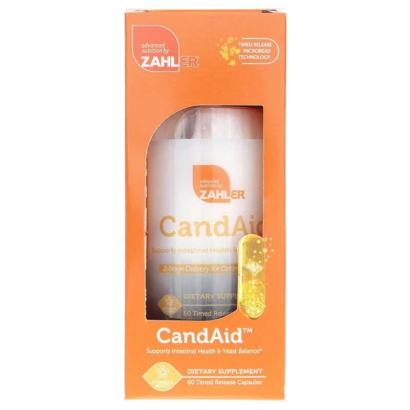 Zahler CandAid Intestinal Health & Yeast Balance 60 Capsules