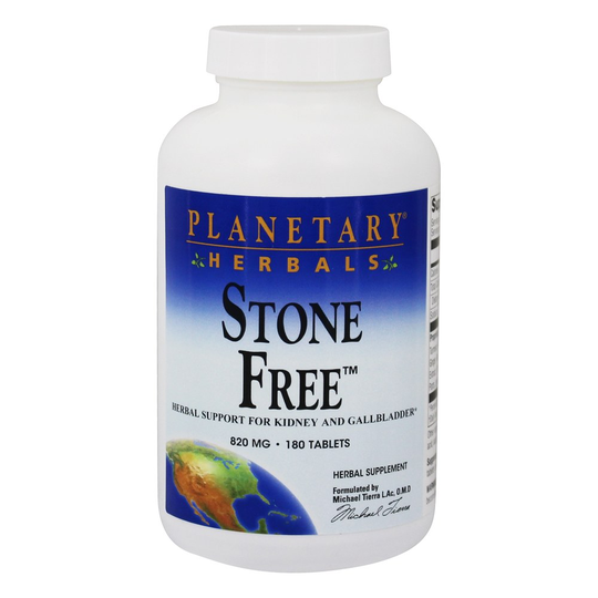 Planetary Herbals - Stone Free 820 mg. - 180 Tablets Formerly Planetary Formulas