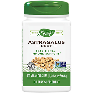 Astragalus Root - Immune Support - 1,410 MG (100 Vegan Capsules)