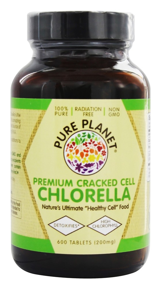 Pure Planet - Chlorella Anti-Aging Green Food 200 mg. - 600 Tablet(s)