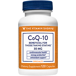 CoQ-10 - Supports Cardiovascular Health, Energy Production - 30 MG (120 Capsules)