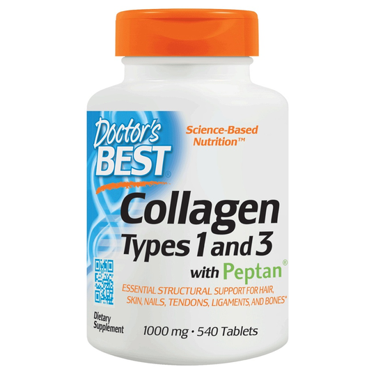 Doctor's Best - Collagen Types 1 & 3 1000 mg. - 540 Tablets