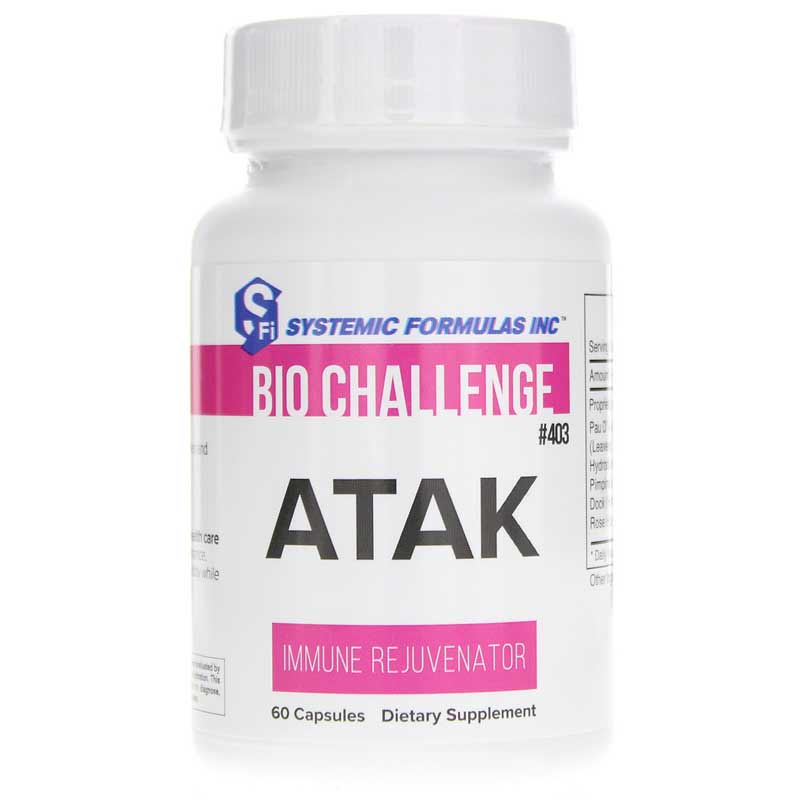 Systemic Formulas Atak Immune Rejuvenator 60 Capsules