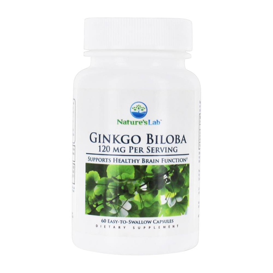 Nature's Lab - Ginkgo Biloba 120 mg. - 60 Capsules