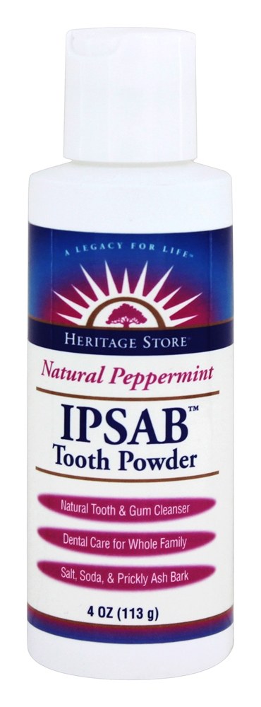 Heritage - IPSAB Tooth Powder Original Peppermint Flavor - 4 oz.
