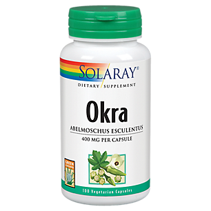 Okra - 400 MG Per Capsule (100 Vegetarian Capsules)