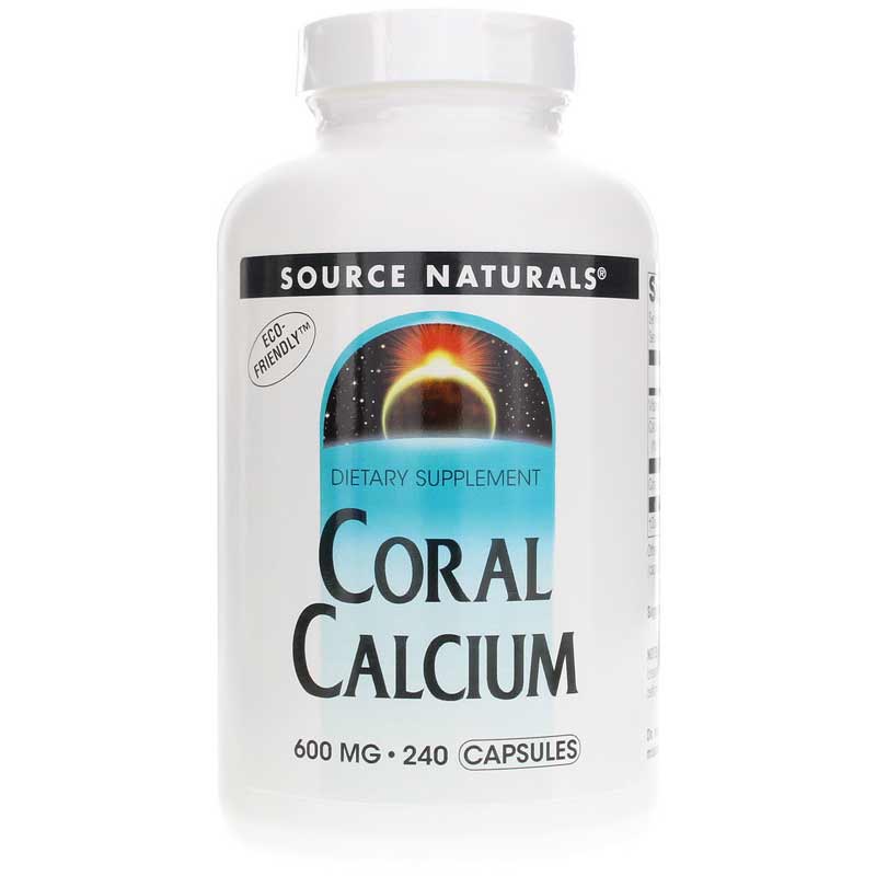 Source Naturals Coral Calcium 600 Mg Capsules 240 Capsules