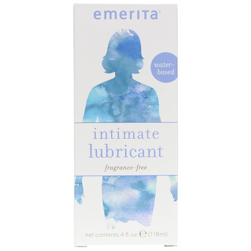 Emerita Intimate Lubricant Water-Based Fragrance Free 4 Oz
