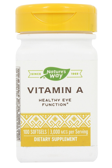 Nature's Way - Vitamin A 10000 IU - 100 Softgels