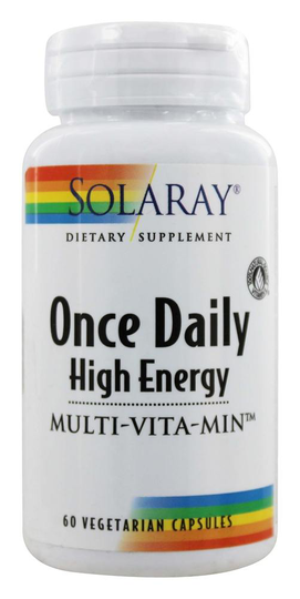 Solaray - Once Daily High Energy Multi-Vita-Min - 60 Capsules