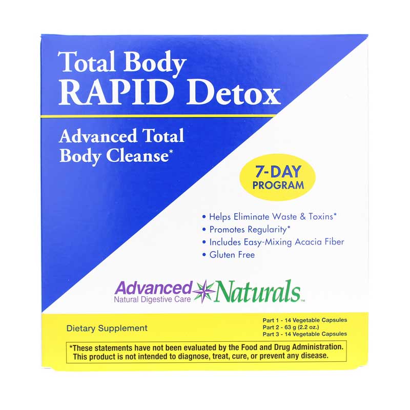 Advanced Naturals Total Body Rapid Detox 7-Day Cleanse 3 Piece(s)