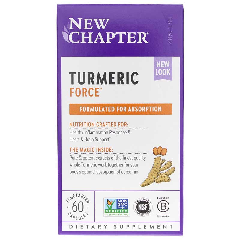 New Chapter Turmeric Force 60 Veg Capsules