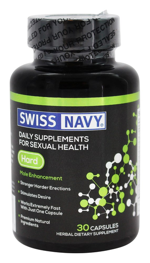 MD Science Lab - Swiss Navy Hard Male Enhancement - 30 Capsules