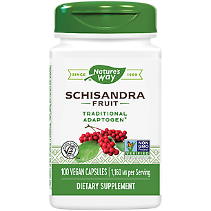 Schisandra Fruit - Popular Worldwide Tonic - 1,160 MG Per Serving (100 Capsules)