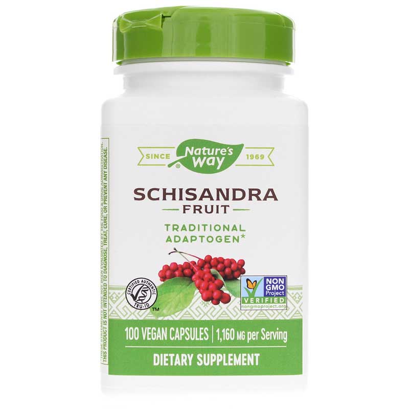 Natures Way Schisandra Fruit 100 Veg Capsules