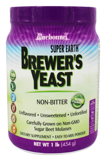 Bluebonnet Nutrition - Super Earth Brewer's Yeast Powder - 1 lb.