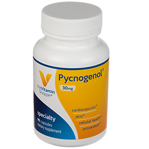 Pycnogenol® Antioxidant - Supports Cardiovascular & Cellular Health - 30 MG (90 Capsules)