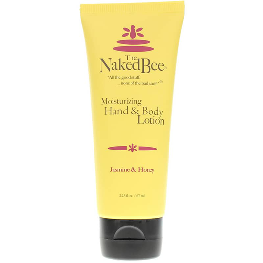 Naked Bee Moisturizing Hand & Body Lotion Jasmine & Honey 2.25 Oz