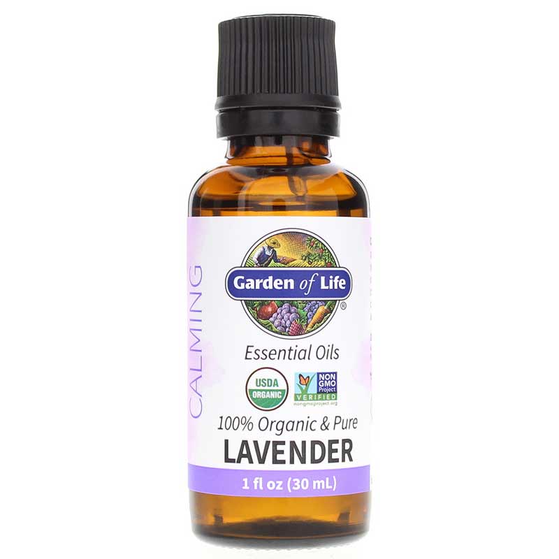 Garden of Life Lavender Organic Essential Oil 1 Oz