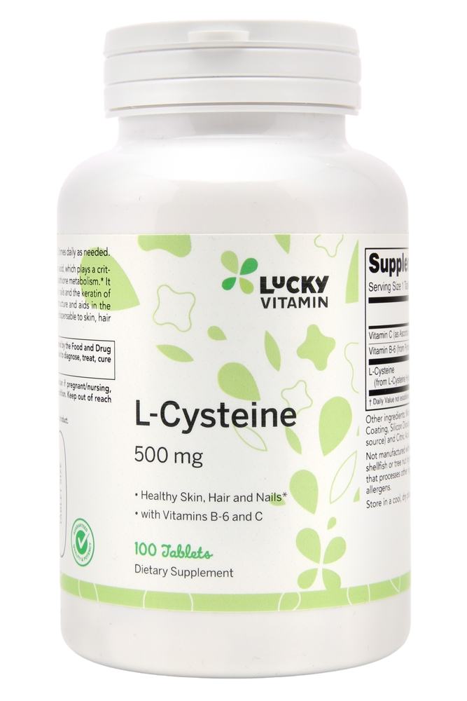 LuckyVitamin - L-Cysteine Structural Support 500 mg. - 100 Tablets