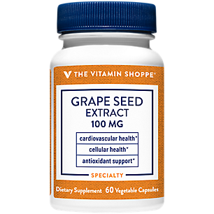 Grape Seed Extract - Antioxidant for Cardiovascular Health - 100 MG (60 Capsules)