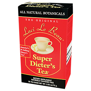 Super Dieter's Tea - Caffeine Free All Natural Botanicals (30 Tea Bags)