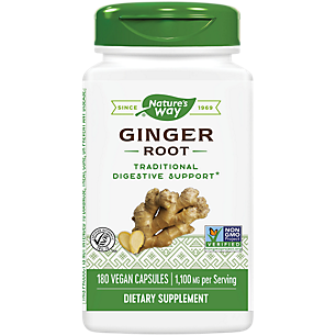 Ginger Root - Soothes Digestion - 550 MG (180 Capsules)