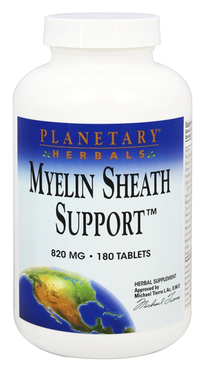 Planetary Herbals - Myelin Sheath Support 820 mg. - 180 Tablets