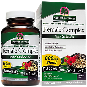 Female Complex Herbal Combination - 800 MG Blend Per Serving (90 Vegetarian Capsules)