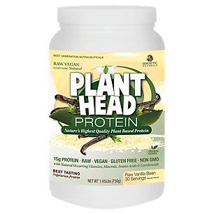 Raw Vegan Plant-Based Protein - Vanilla Bean (30 Servings)