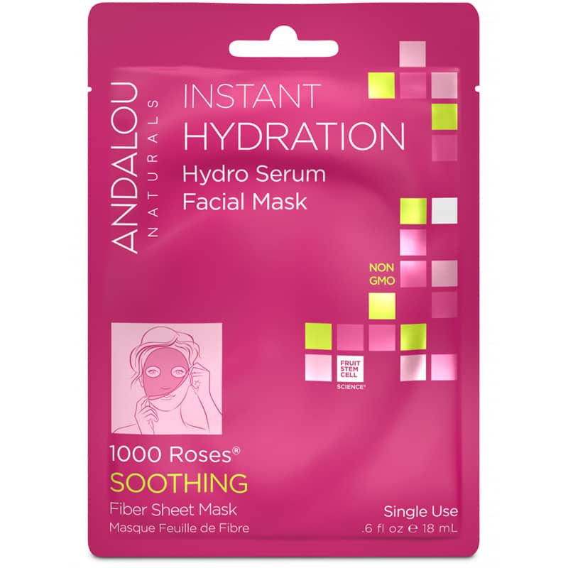 Andalou Naturals Instant Hydration Hydro Serum Facial Mask 1 Piece(s)