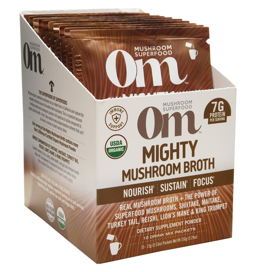 Om - Mighty Mushroom Broth Drink Mix - 10 Packet(s)