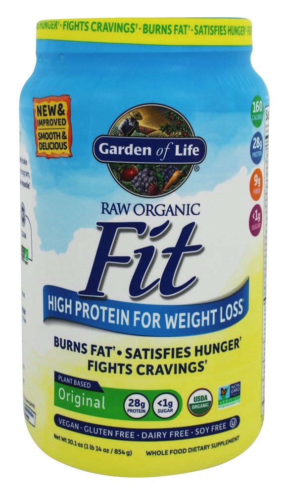 Garden of Life - Raw Organic Fit High Protein For Weight Loss Original - 30.01 oz.