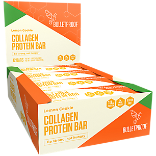 Collagen Protein Bar - Lemon Cookie (12 Bars)