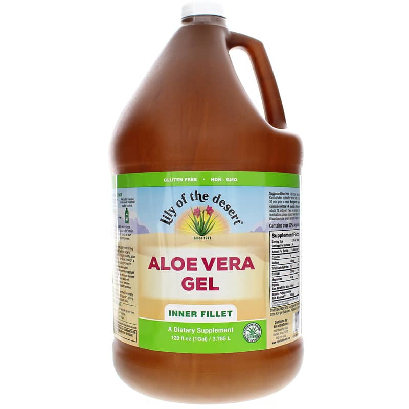 Lily Of The Desert Aloe Vera Gel Inner Fillet 128 Oz 1 Gallon