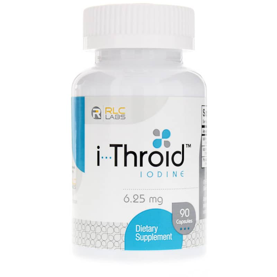 RLC Labs i-Throid Iodine 6.25 Mg 90 Capsules