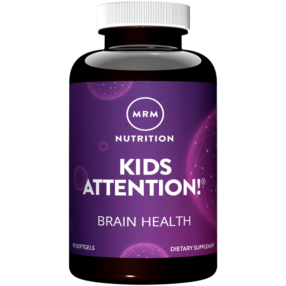 MRM Nutrition - Kids Attention Brain & Memory Support - 90 Softgels