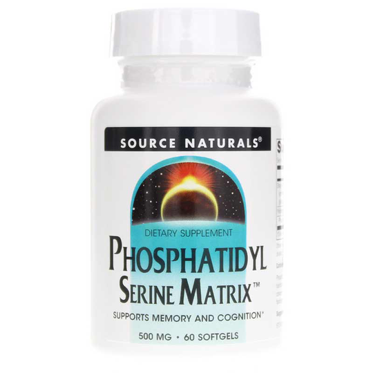 Source Naturals Phosphatidyl Serine Matrix 500 Mg 60 Softgels