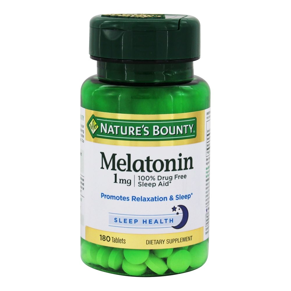 Nature's Bounty - Melatonin for Relaxation & Sleep 1 mg. - 180 Tablet(s)