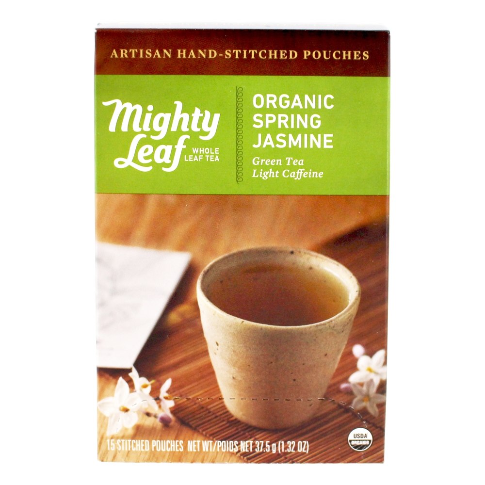 Mighty Leaf - Green Tea Organic Spring Jasmine - 15 Tea Bags