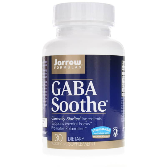 Jarrow Formulas Gaba Soothe 30 Veg Capsules