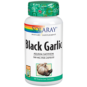 Black Garlic - 500 MG (50 Vegetarian Capsules)