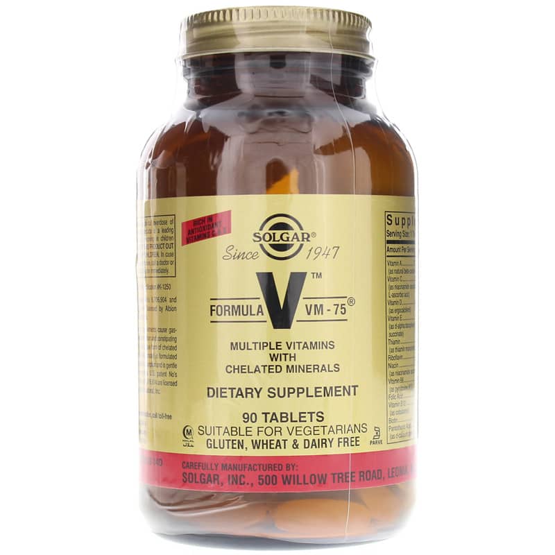 Solgar Formula Vm-75 Tablets 90 Tablets