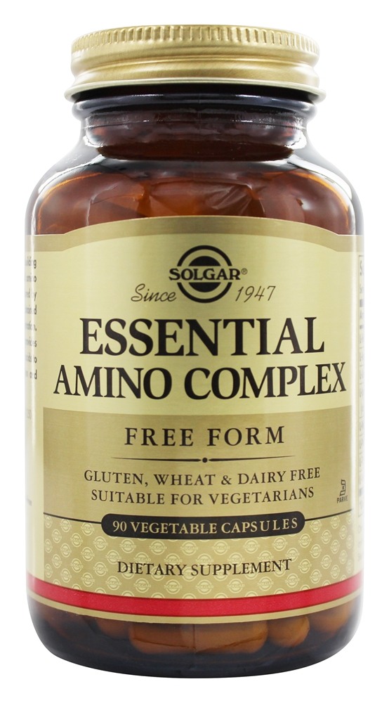 Solgar - Essential Amino Acid Complex Free Form - 90 Vegetarian Capsules