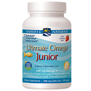 Ultimate Omega Junior - 640 MG Omega-3s - Strawberry (90 Softgels)