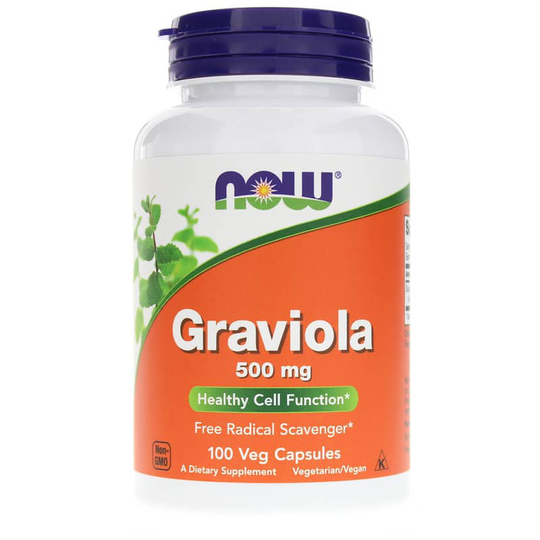 NOW Foods Graviola 500 Mg 100 Veg Capsules